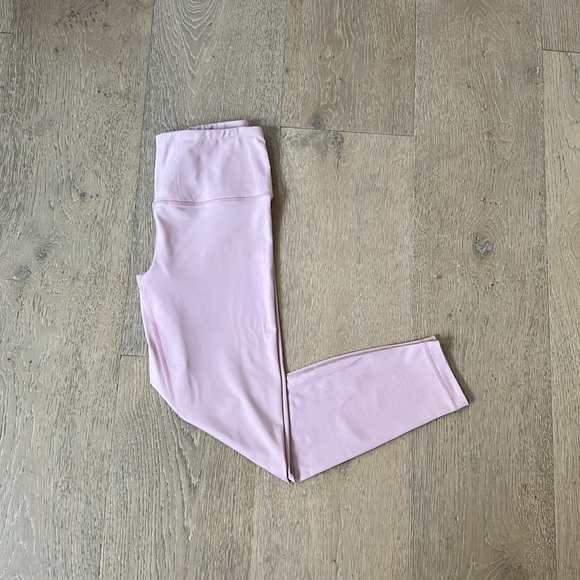 NWOT Medium Baby Pink Leggings. Full / Floor / Ankle Length. 7/8 Length. - Picture 8 of 11